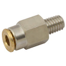 FT Pro LU-1360 - 4mm X M6X1 Straight. Push-In Brass Lub System