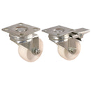 FT Pro LSV160PPBR - 160mm Swivel Brake Castor Plate Ftg