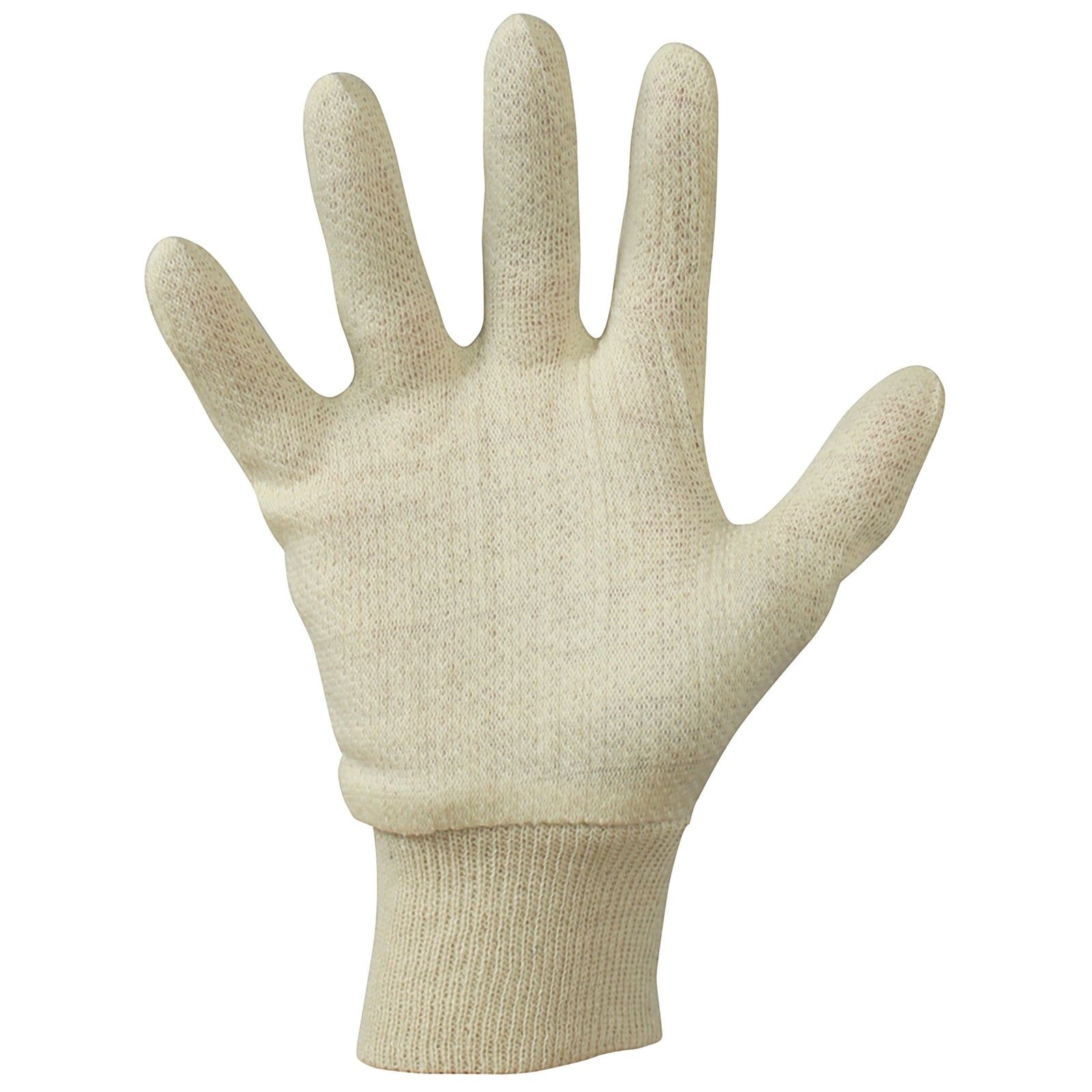 Non-branded '1233100 - Jersey Cotton Knitwrist Gloves Mens
