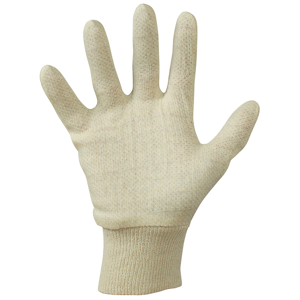 JERSEY COTTON KNITWRIST GLOVES MENS; 1233100 product image by Non-branded