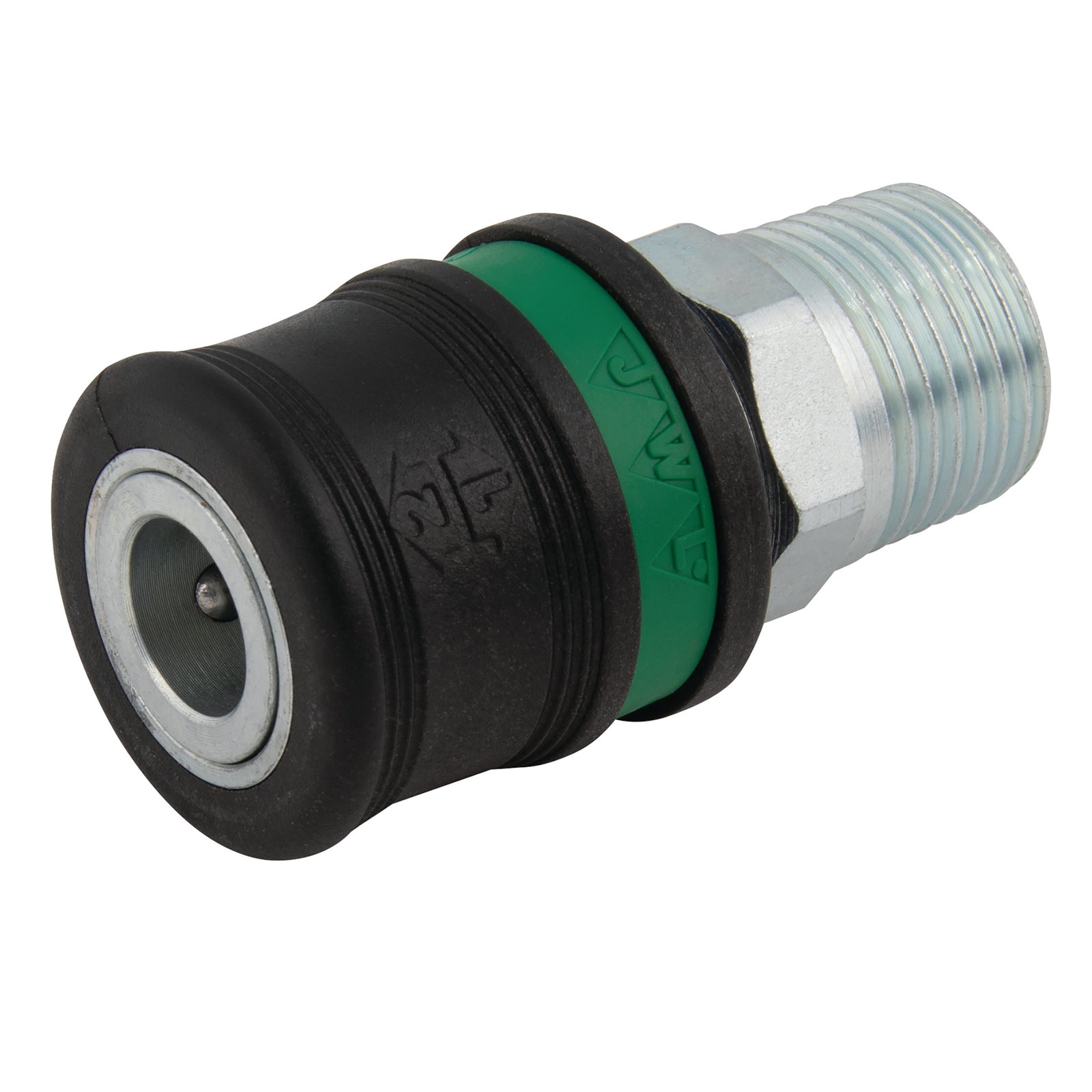 JWL '57001521 - 1/2" BSPT Male Safety Coupling