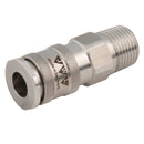 JWL '54001521 - 1/2" BSPT Male Coupling
