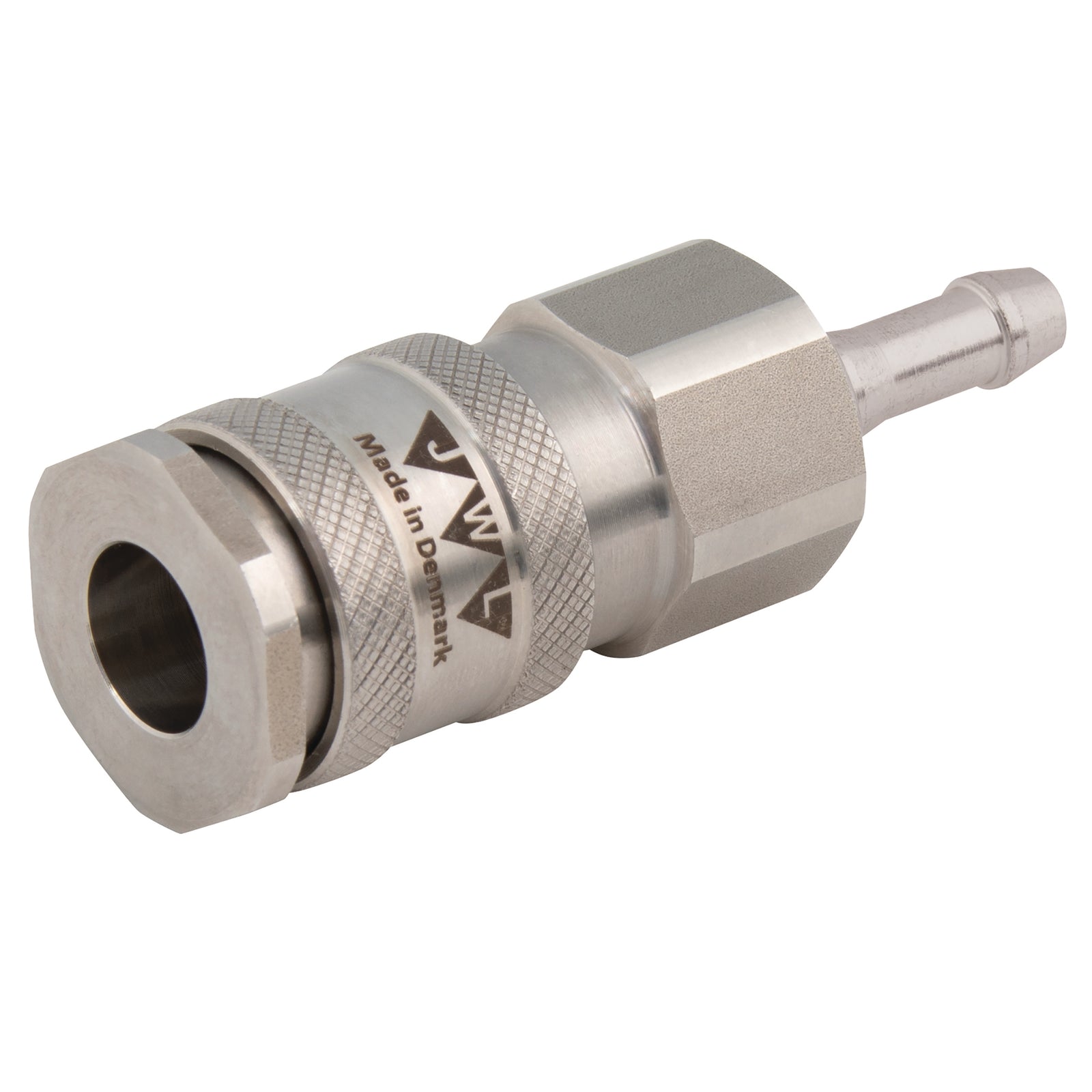 JWL '54002279 - 6mm Hose Tail Euro 540 Coupling S/S