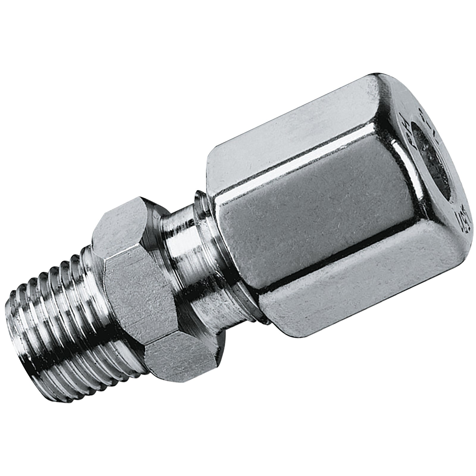 Danfoss Waltech GEV28LR3/41.4571 - 28mm OD X 3/4" BSPP Form B M Stud Ss (L)