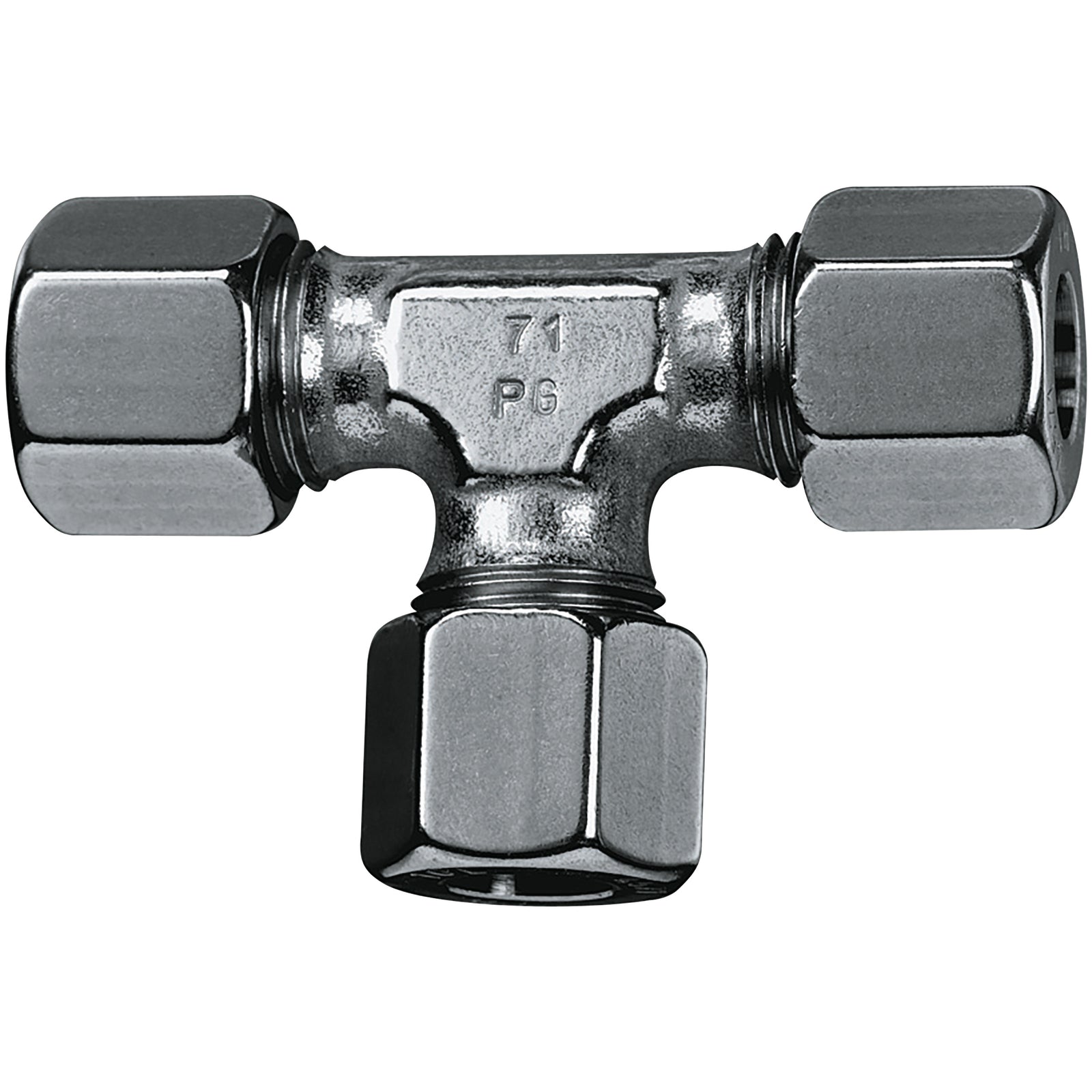 Danfoss Waltech TV6L-1.4571 - 06mm OD Equal Tee St/St (L)