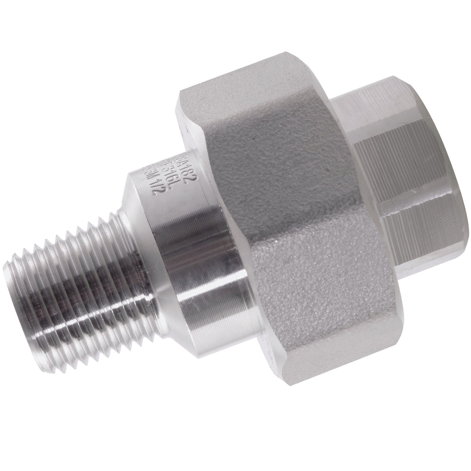 FT Pro 1012-0090 - 3/8 Npt M/F Cone Seat Union 3K 316/L