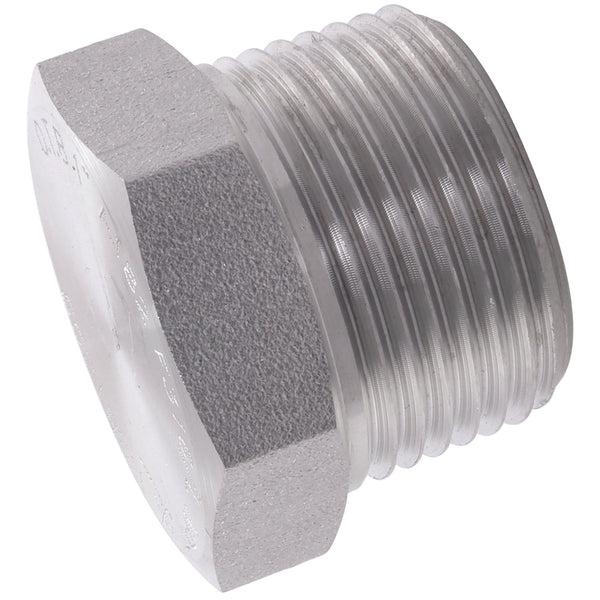 1 NPT M HEX PLUG 3K 316/L; 1012-0306 product image by Jaymac