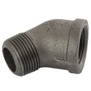 (BS FIG156) MXF BSPT 45° ELBOW 2 BLK; K-MI121-2N product image by K-Line Connect