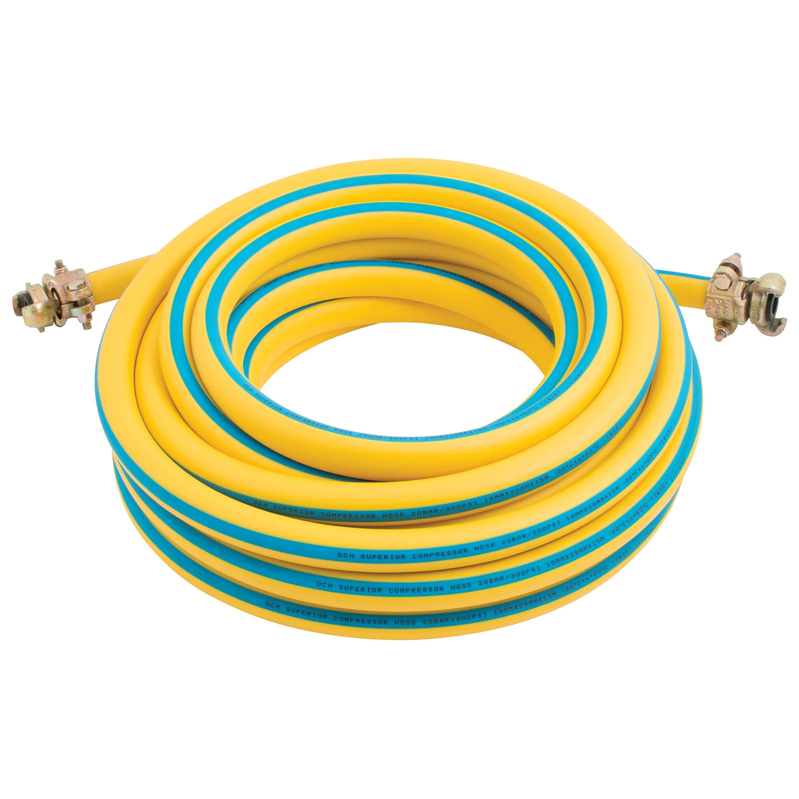 FT Pro DCH-3/4-15SAFETY - Superior Safety Compressed Air Hose Assembly 15Mtr