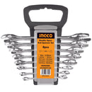 8 PCS DOUBLE OPEN END SAPNNER SET; HKSPA2082 product image by Ingco