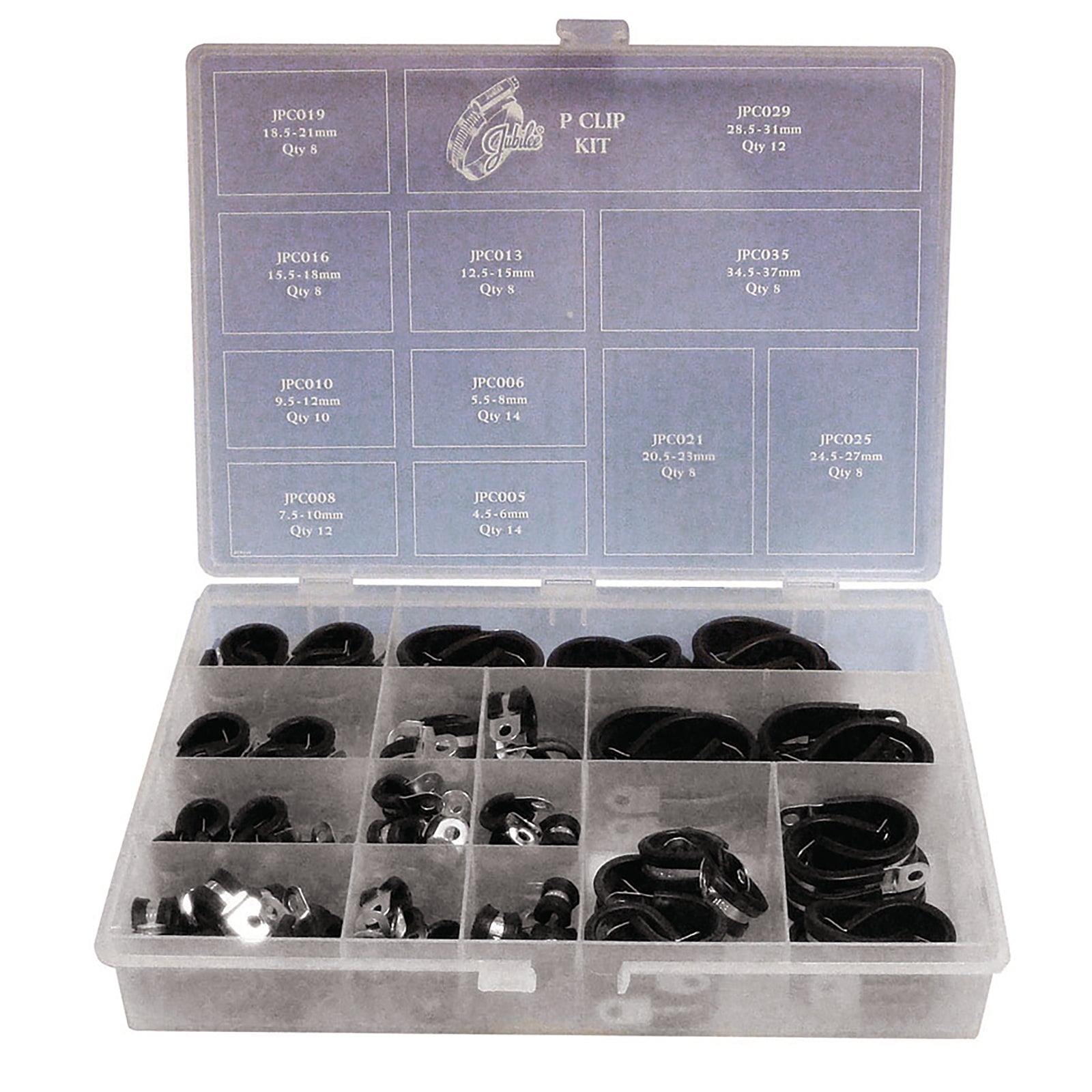 Jubilee JPCK110SS - S/Steel P Clips Ms