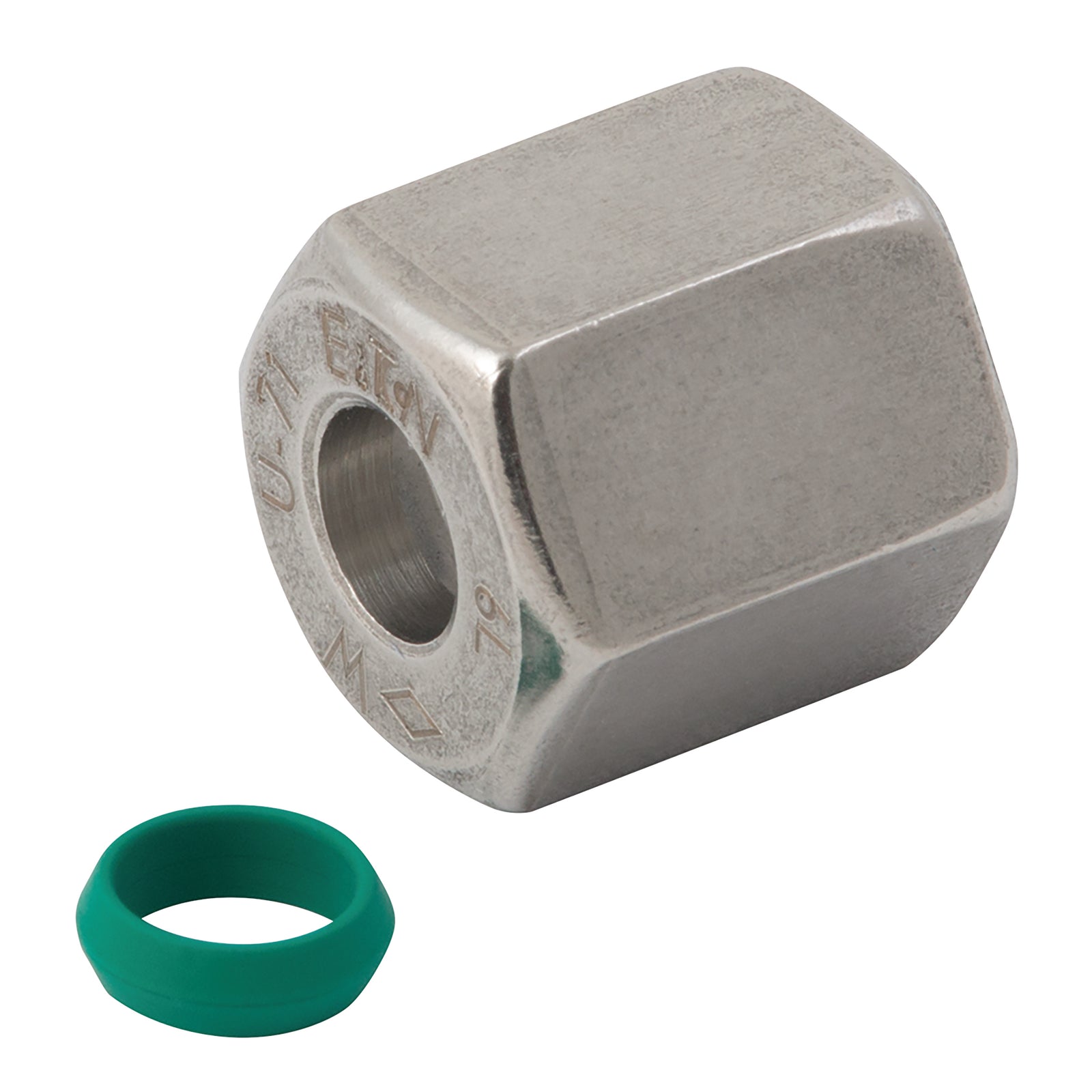 Danfoss Waltech WF-M38S V-1.4571 V-1.4571 Din 2353 Walform Nut + Vit Seal M38S-Ss