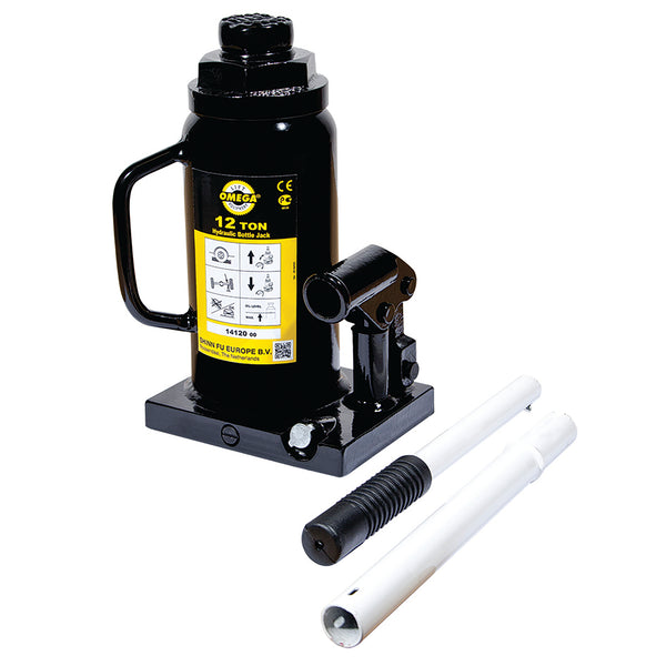 12 Ton Capacity Manual Bottle Jack; 1412000 product image by BVA Hydraulics