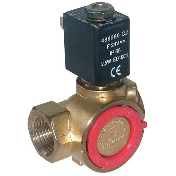 2/2 COM SOL VALV 3/8 N/C BR FKM 24VDC; 321K3306-24DC product image by Parker