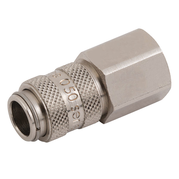 1/8" BSPP Female Coupling; 050CVFP18BNN product image by Kee