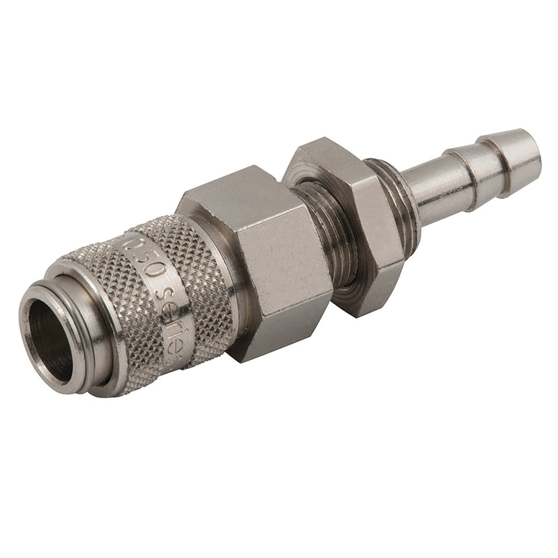 10MM PANEL MOUNT COUPLING NP; 050CVBH10BNN product image by Kee