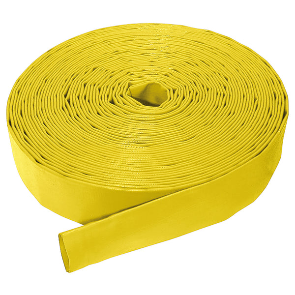 8" ID YELLOW LAYFLAT HOSE 10M COIL; YLH-8-10 product image by Jaymac