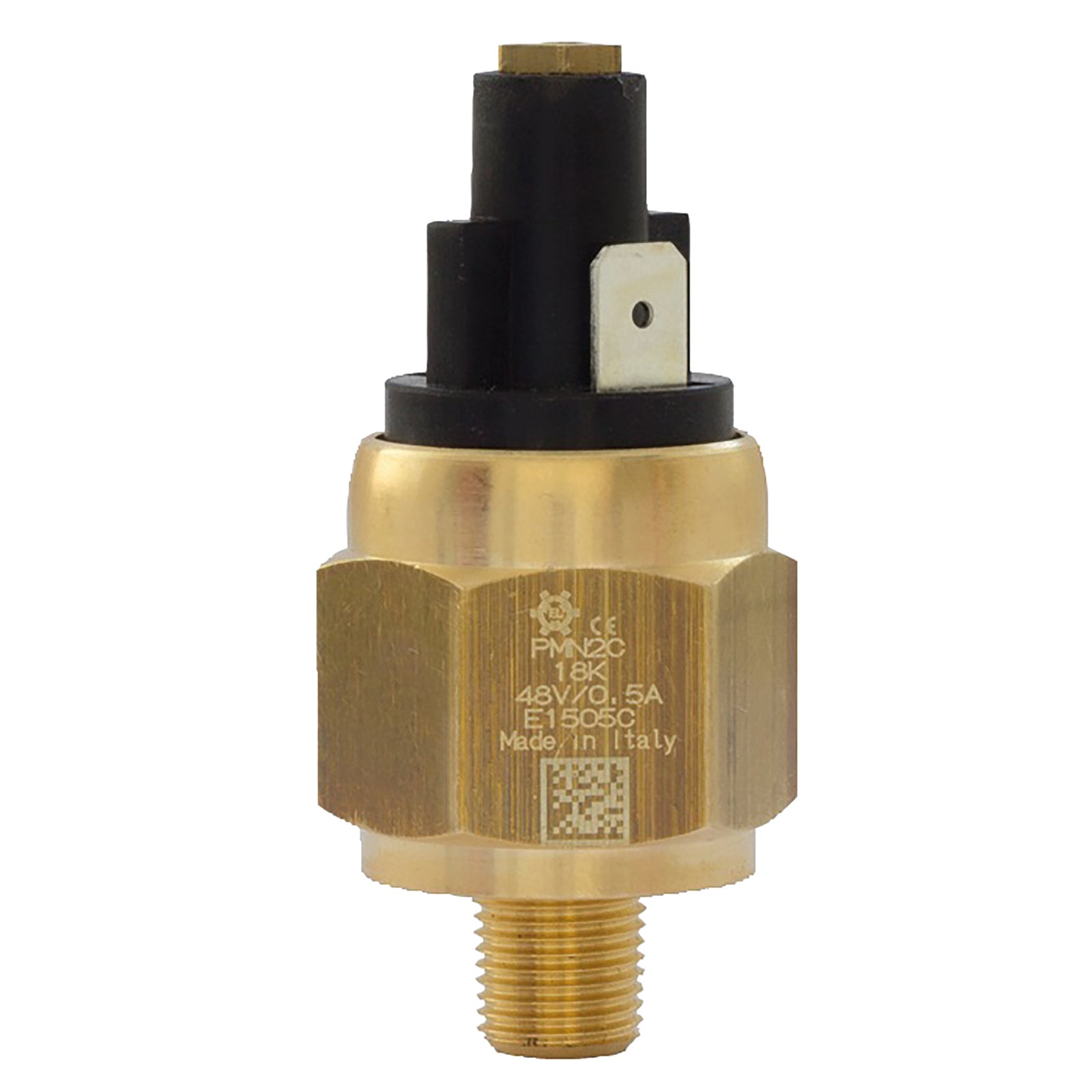 Elettrotec PMN50A-BN14K - G1/4" Push-On Adjust Pres. Switch 20-50