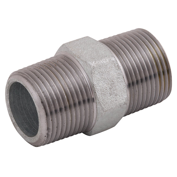 1 NPT MALE HEX NIPPLE 3K ANSI B16.11; 1013-0029 product image by Jaymac