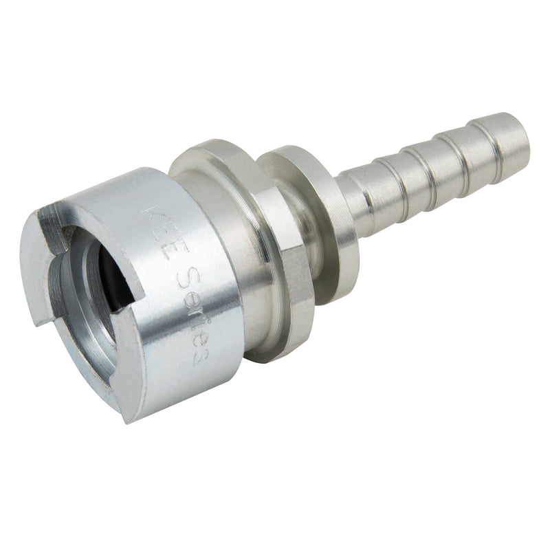 1" HOSE TAIL STEEL COUPLER "HF" STYLE; 812CNHT25SNZ product image by Kee