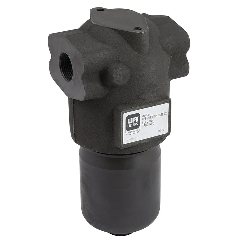 1.1/2" BSP FemaleHigh Pressure Filtration PB Series Filter; FPB33B12CNFC03EX product image by UFI