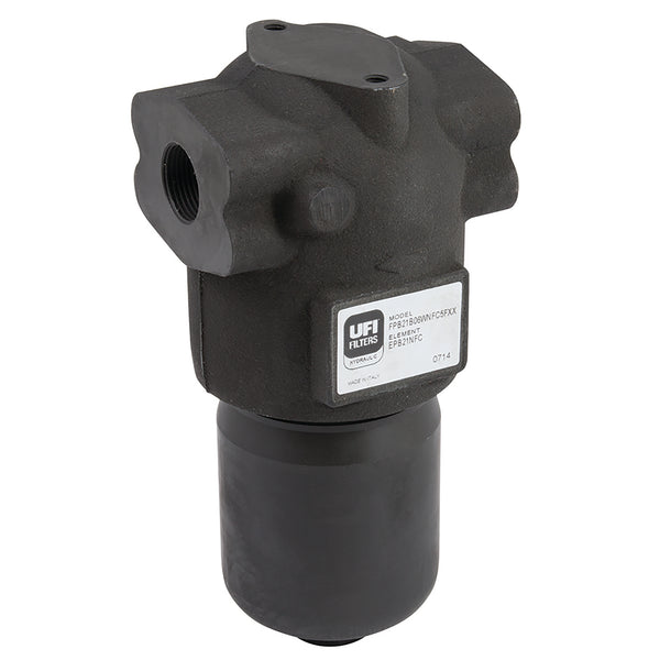 1" BSP FemaleHigh Pressure Filtration PB Series Filter; FPB21B08CNFD03EX product image by UFI