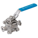 FT Pro HSBVCE-34 - 3/4" Clamp End Sanitary Ball Valve