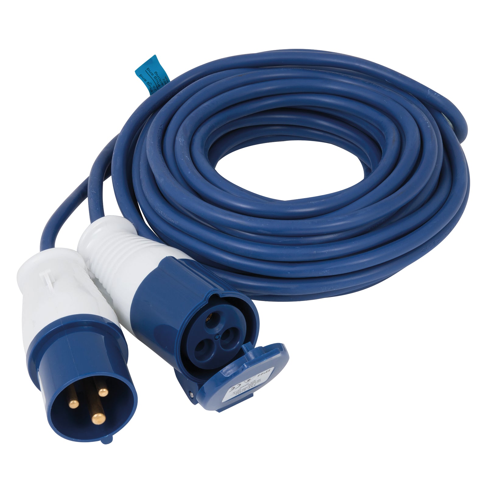 FT Pro E116240 - 230V 16A 14M Ext Lead 1.5mm Blue Cable