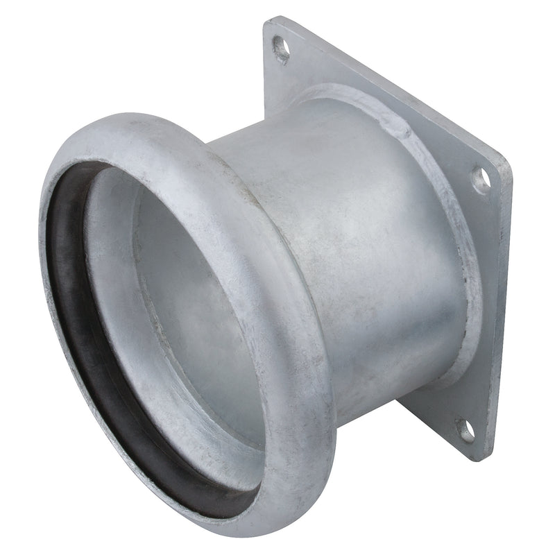 LEVER LOCK FEMALE MZ FLANGE 4.25"; LLZD-MZFF108 product image by Jaymac