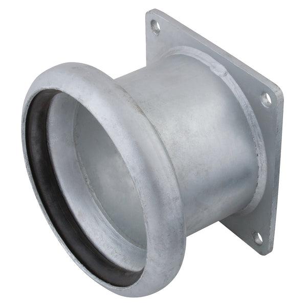 LEVER LOCK FEMALE MZ FLANGE 3.5"; LLZD-MZFF89 product image by Jaymac