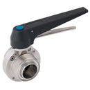 FT Pro BUTVRJT-212 - 2.1/2" Rjt Male Sanitary Butterfly Valve