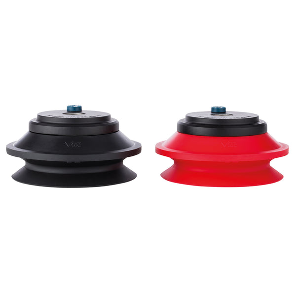 SINGLE-BELLOW CUP  110MM  WHITE SIL FDA; VB110-WS-FDA product image by Vmeca