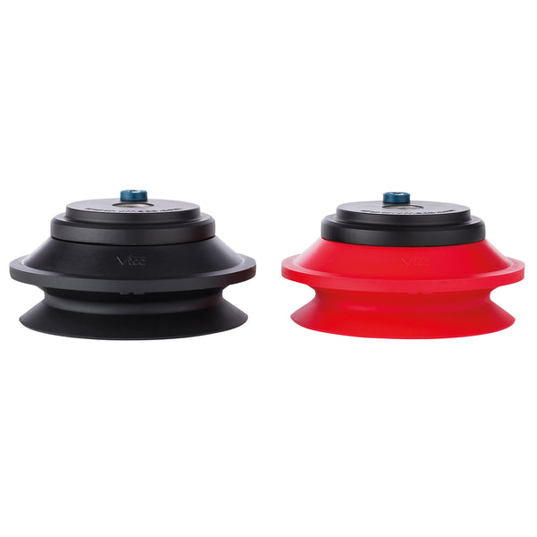 SINGLE-BELLOW CUP  110MM  WHITE SILICONE; VB110B-WS product image by Vmeca