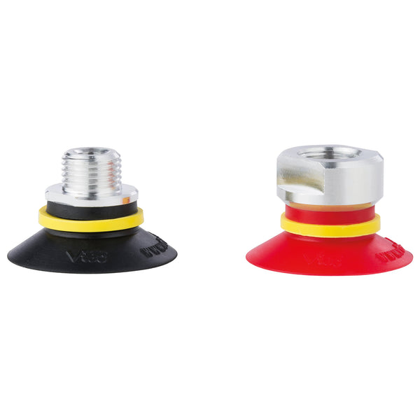 FLAT STYLE CUP W/CLEATS  25MM CONDUSIVE; VF25-CS product image by Vmeca