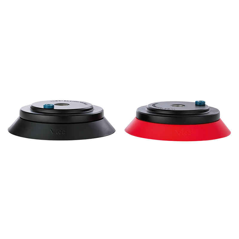 FLAT STYLE CUP W/CLEATS 150MMWTE SIL FDA; VF150-WS-FDA product image by Vmeca