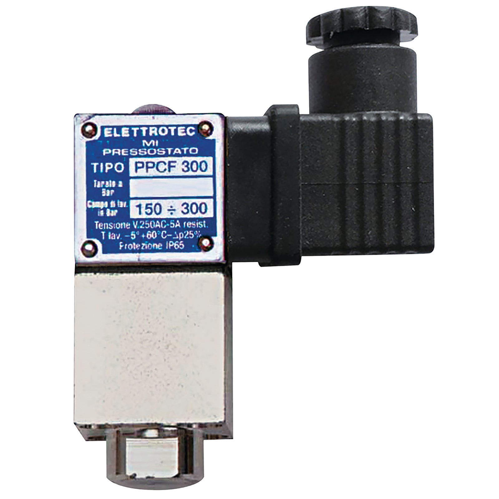Elettrotec PPCF300 - G1/4" Spdt Adjust Pres. Switch 150-300