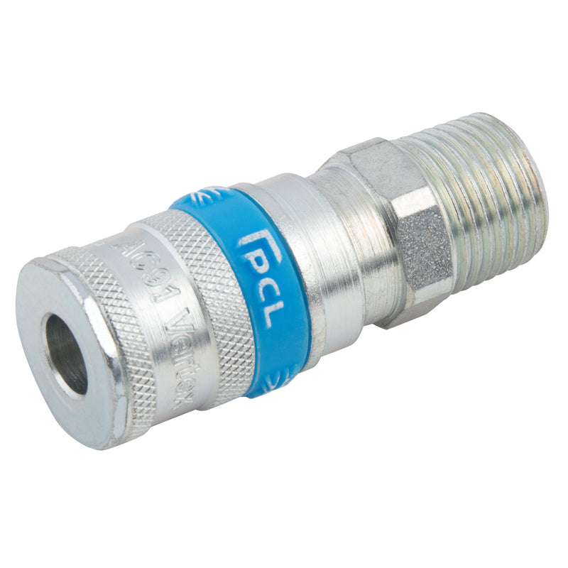 3/8" BSPT Male Coupling; AC91EM product image by PCL