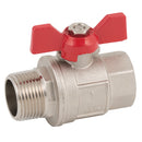 FT Pro BV13-34W - 3/4" BSPmx3/4" BSPf Red Wing Handle Fullbore