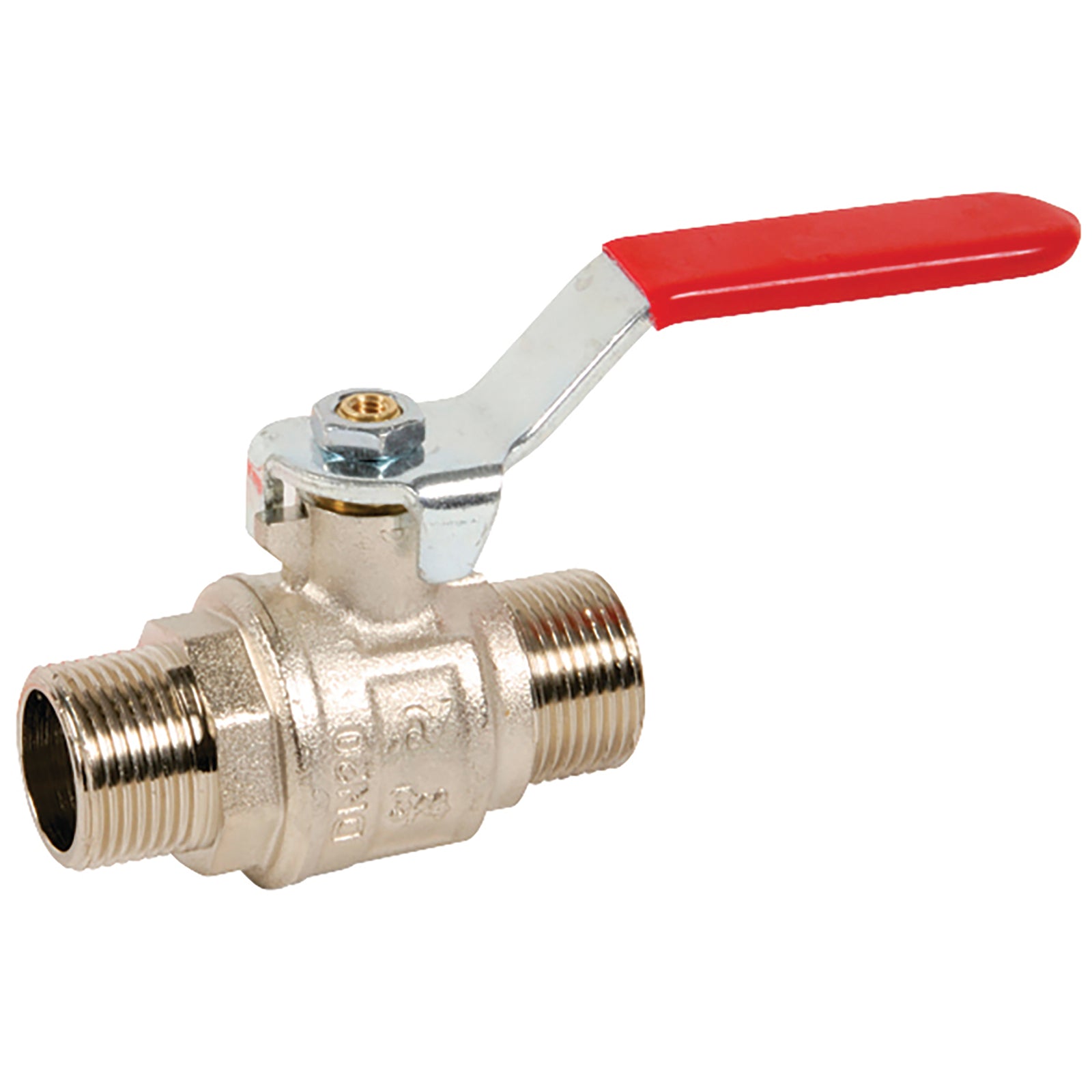 FT Pro BV538-12 - 1/2" BSPP Brass Ball Valve Redleverhandle