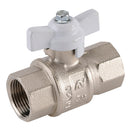 FT Pro BV561-12 - 1/2" BSPP Brass Ball Valve Oxygen Ptfe Seal