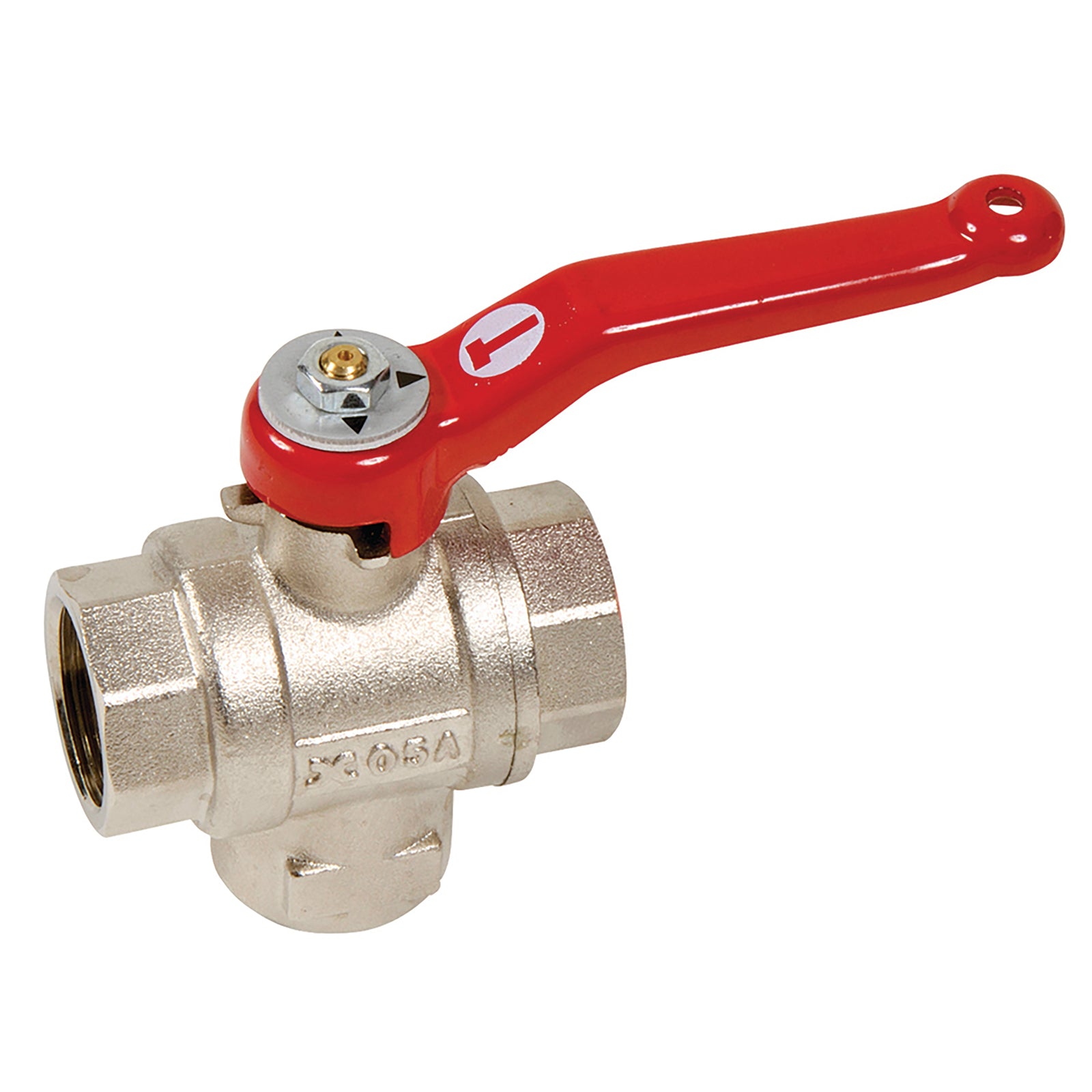 FT Pro 534-112 - 11/2"BSP Fem 3 Way L Port Bot Ent B/V