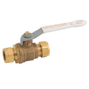 RUB Valves BV28-35 - 35mm OD Brass Ball Valve White Handle