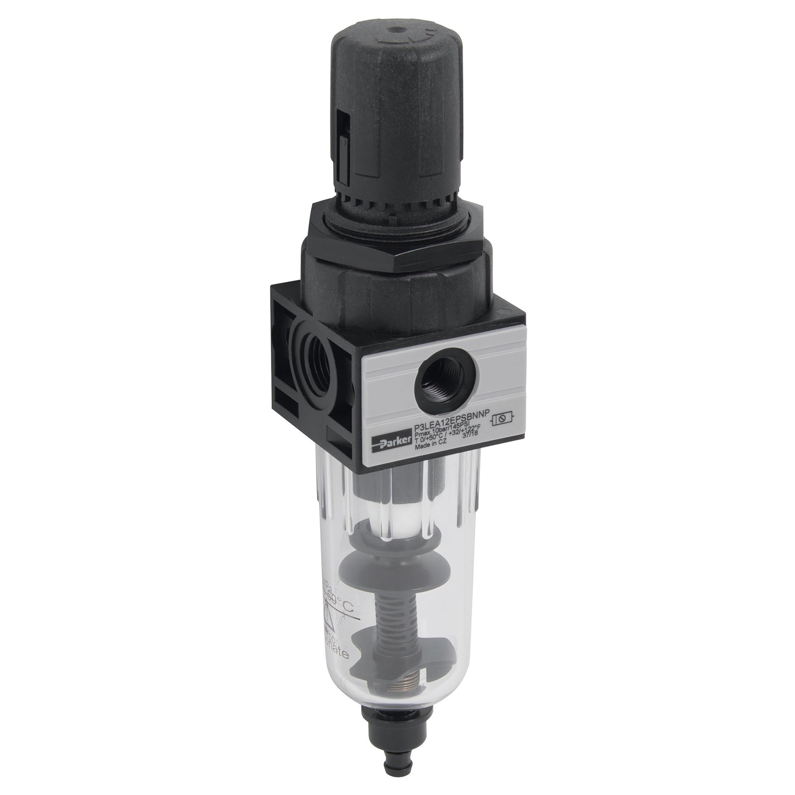Parker P3LEA12EPSBNNP - 1/4" Reg BSPP