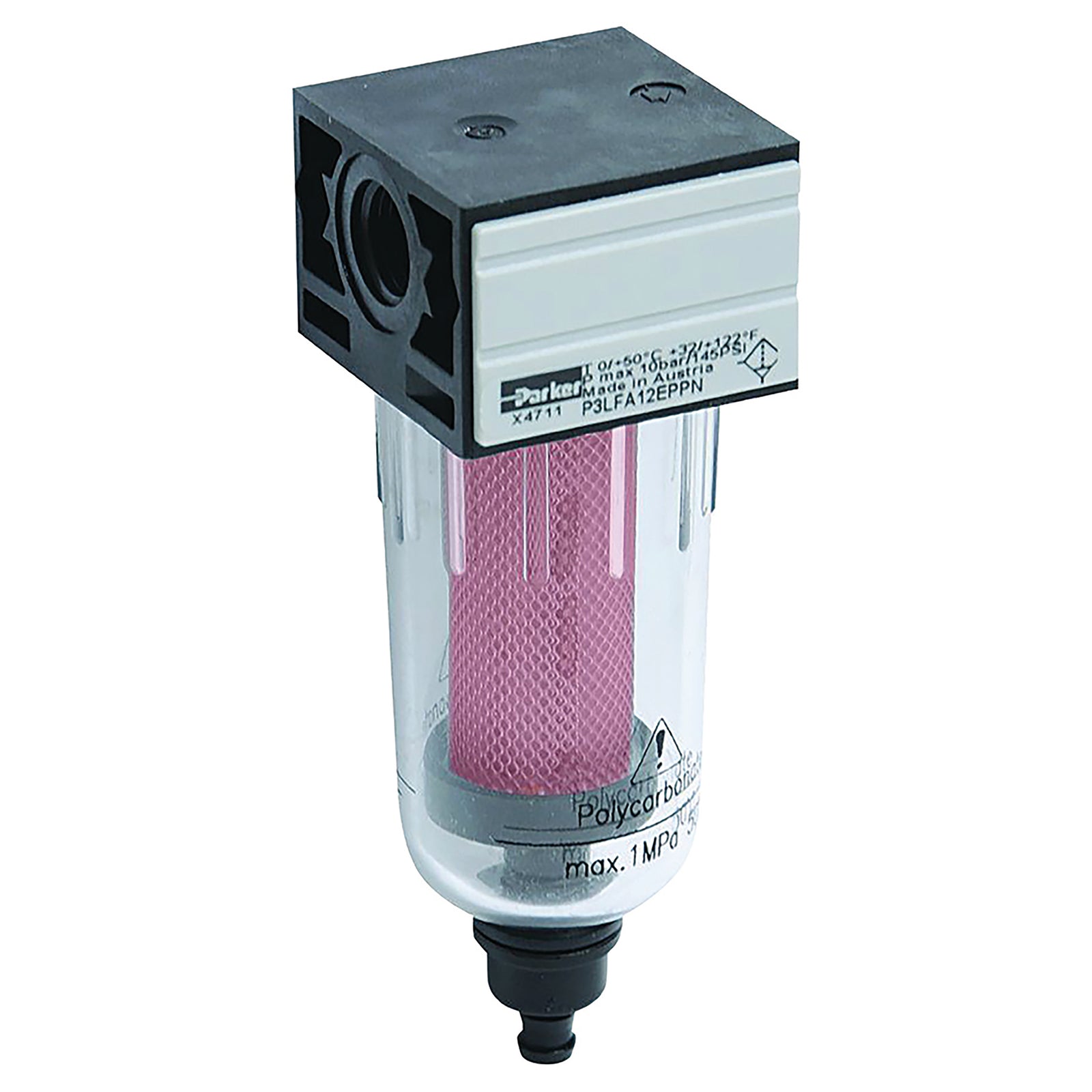 Parker P3LFA12CPPN - 1/4" Filter BSP Preparation Parallel Female