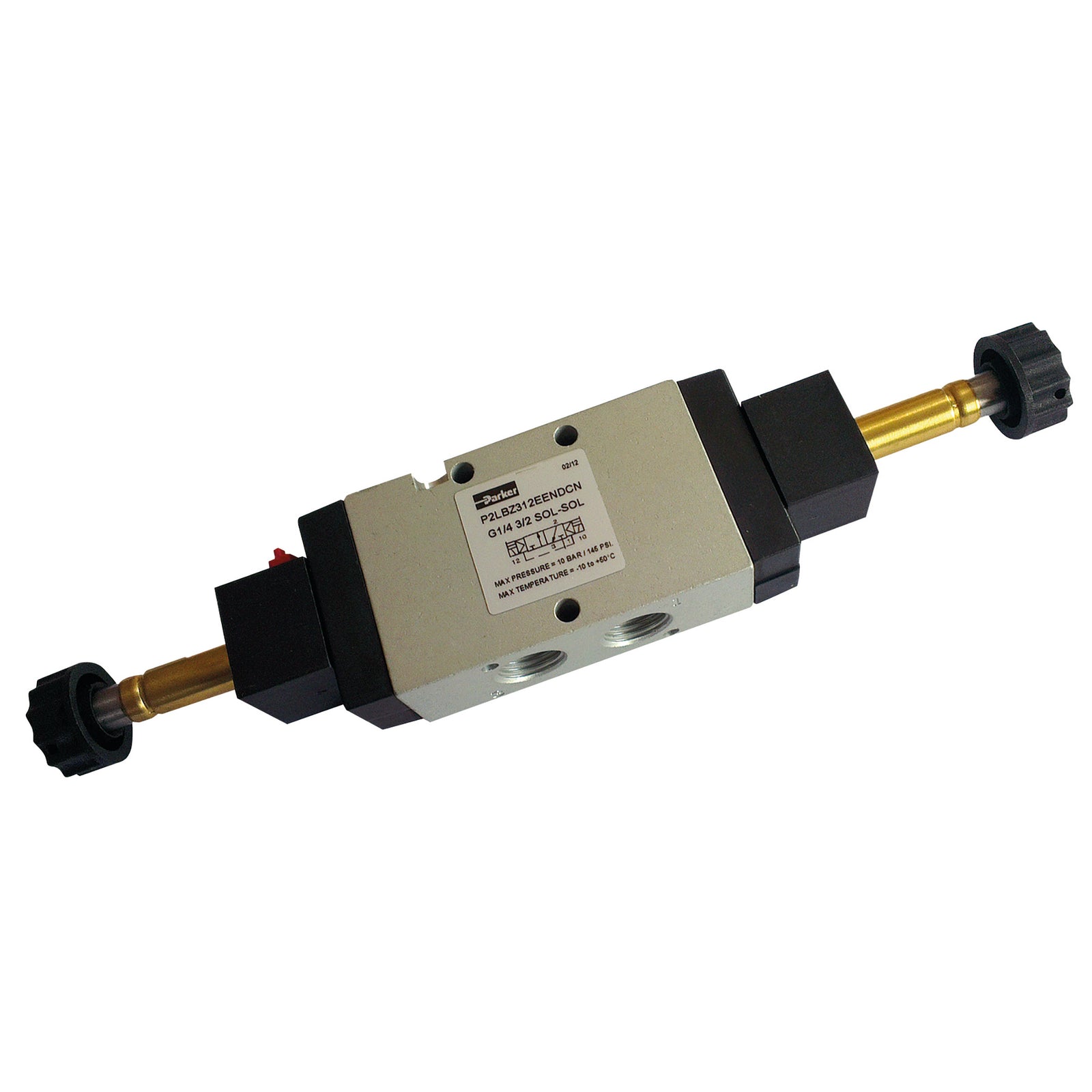 Parker P2LAZ311EENDCN - 3/2 Sol/Sol 1/8" BSP