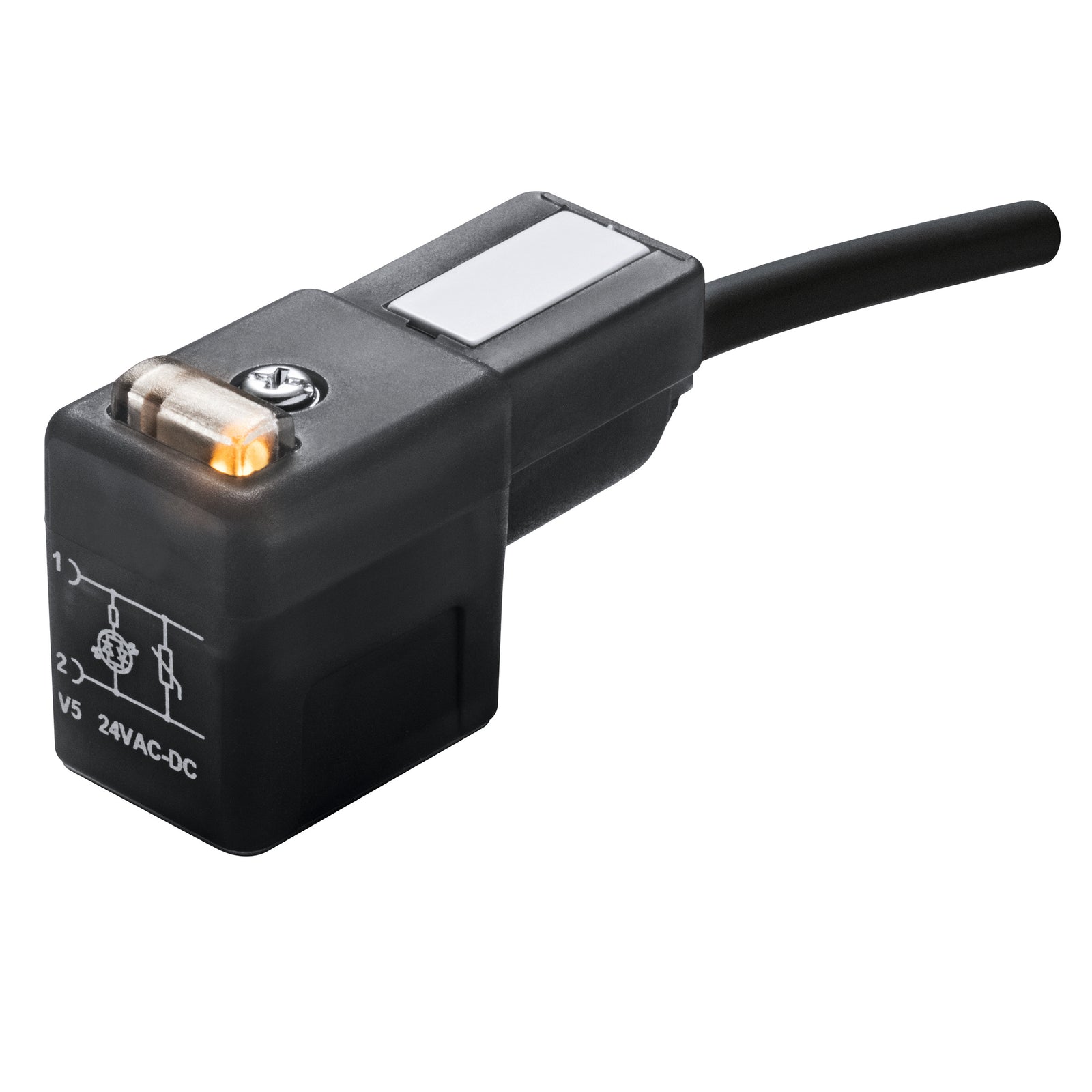 FT Pro MB635V55PA05500 - Valve Connector Mb6 Series Moulded In Cable Form B Industrial (11mm), 22mm Rec, 5 Mtr 115 V Ac/Dc Ip67,