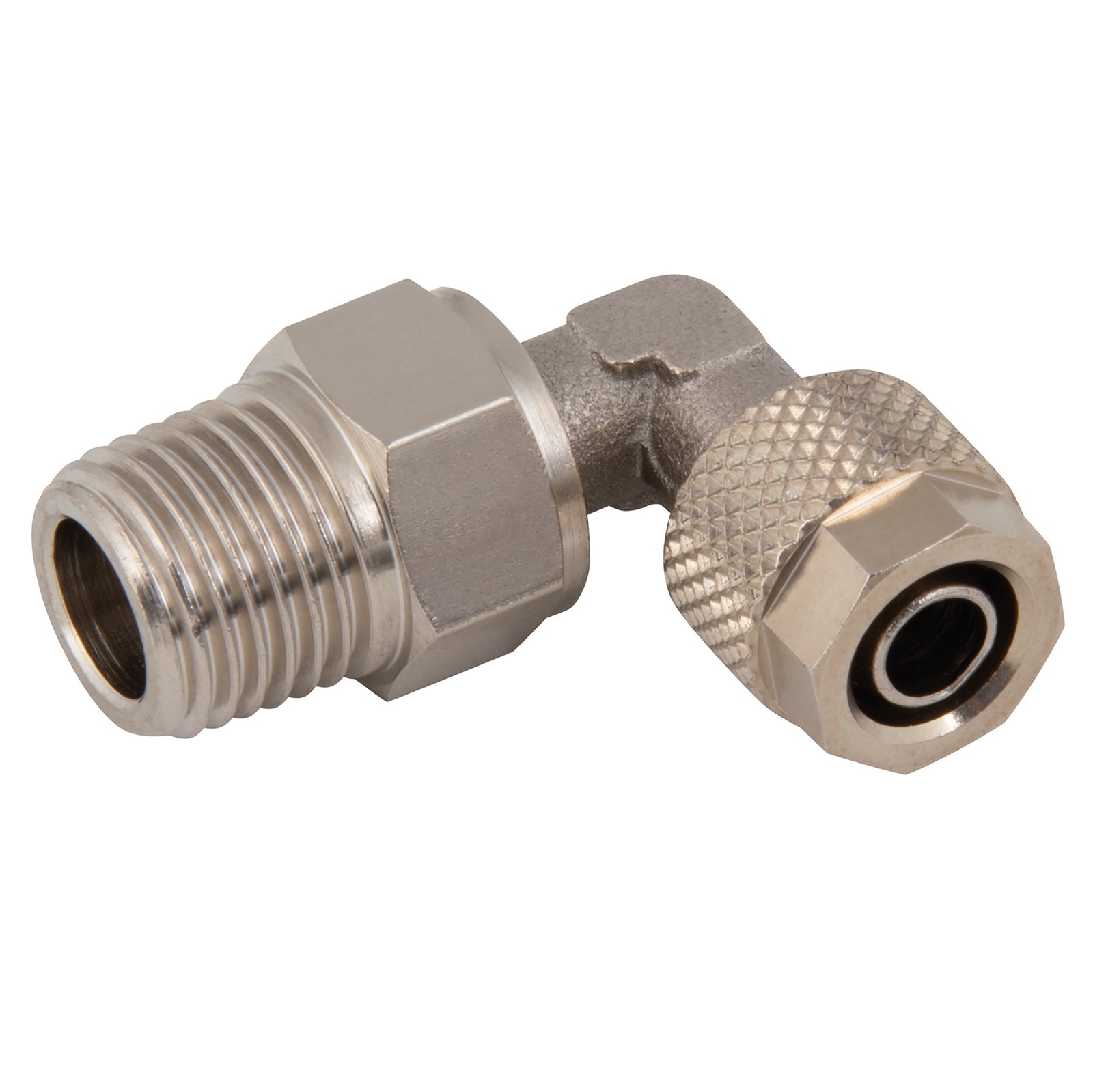 FT Pro C5X-8/6-1/4 - 08/06mm OD X 1/4" BSPT Male Sw Elbow