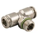 Aignep 60215X-10-14 - 10mm OD X 1/4 BSPP Male Sw Tees 316