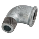 Black Un-Equal Street Elbow 1/2" Male x 3/4" Female; EE-MI92-34-12N product image by EE