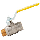 ITAP IT267-34 - 3/4" BSPT Brass Ball Valve Flatlever Ni Plated